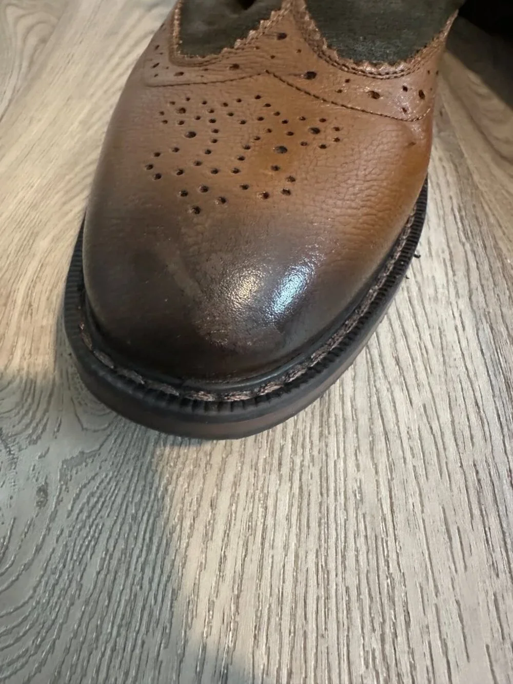 Stacy Adams Finnegan Wingtip Lace Boots - Men`s